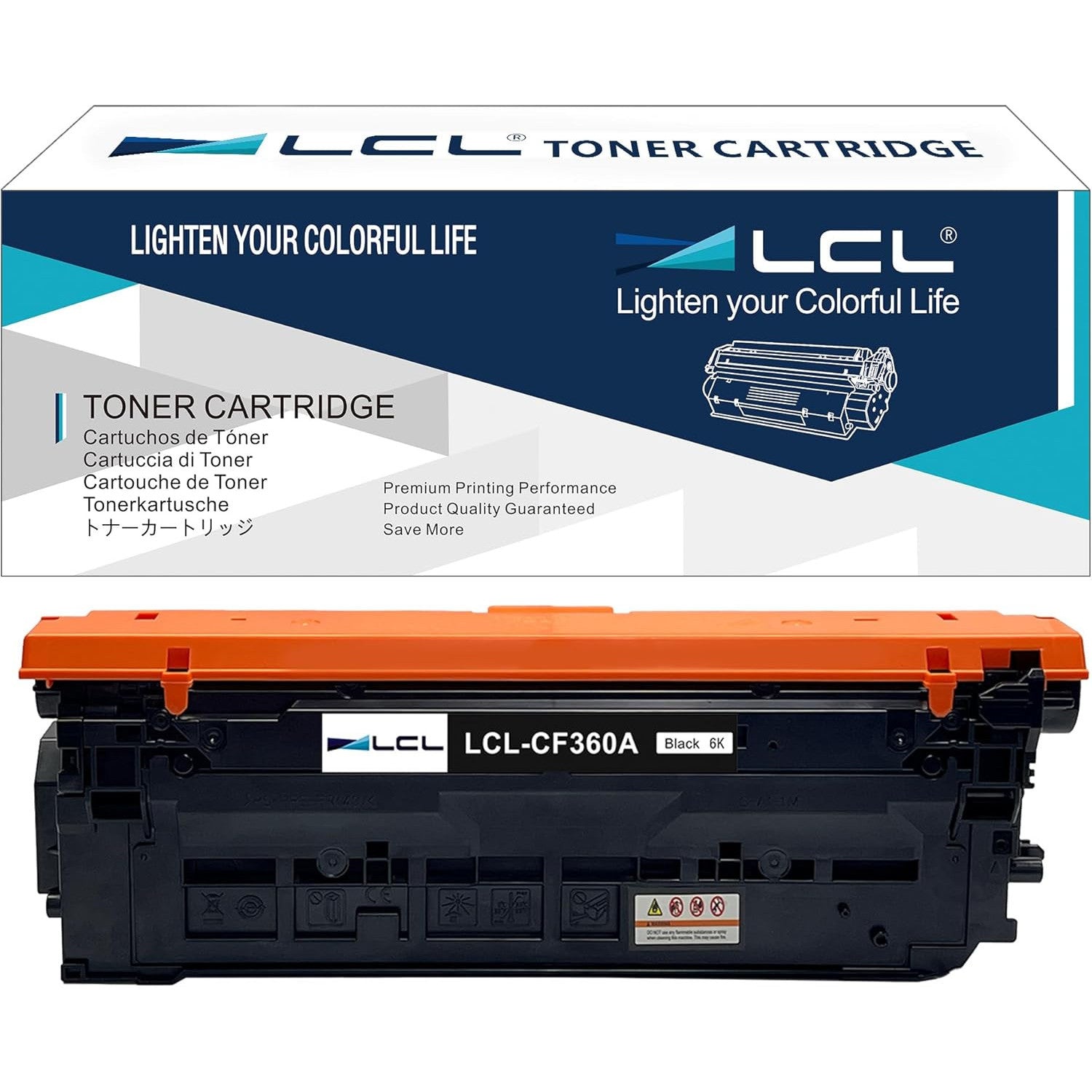 LCL Remanufactured 508A Black Toner Cartridge 6000 Pages HP LaserJet